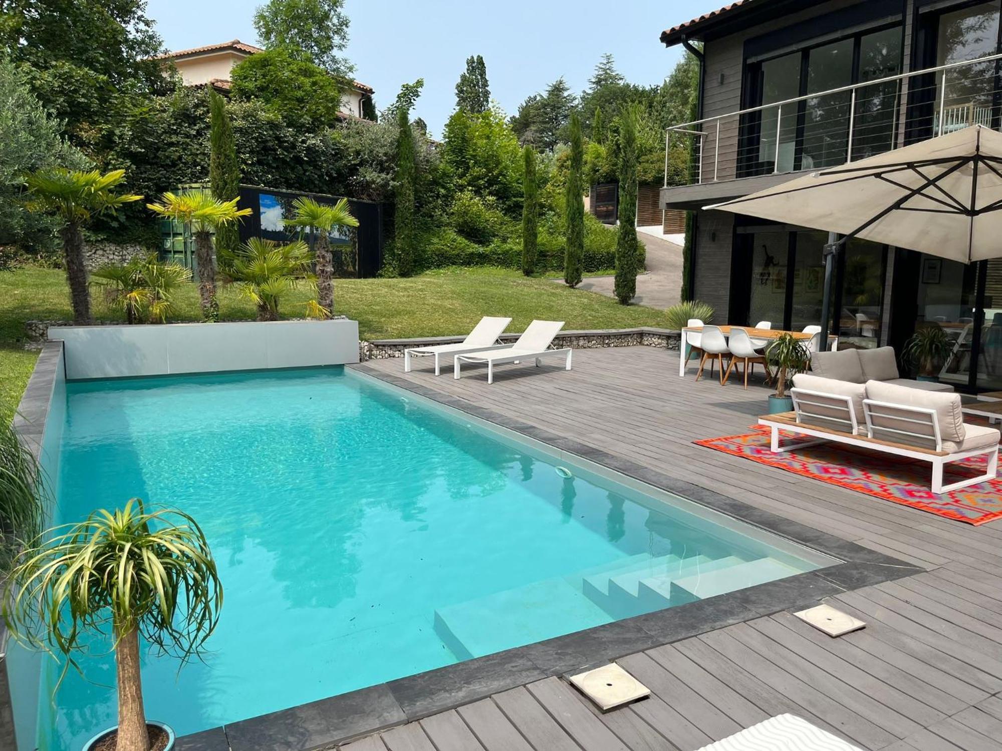 Villa Piscine A Proximite De Lyon Chaponost Экстерьер фото