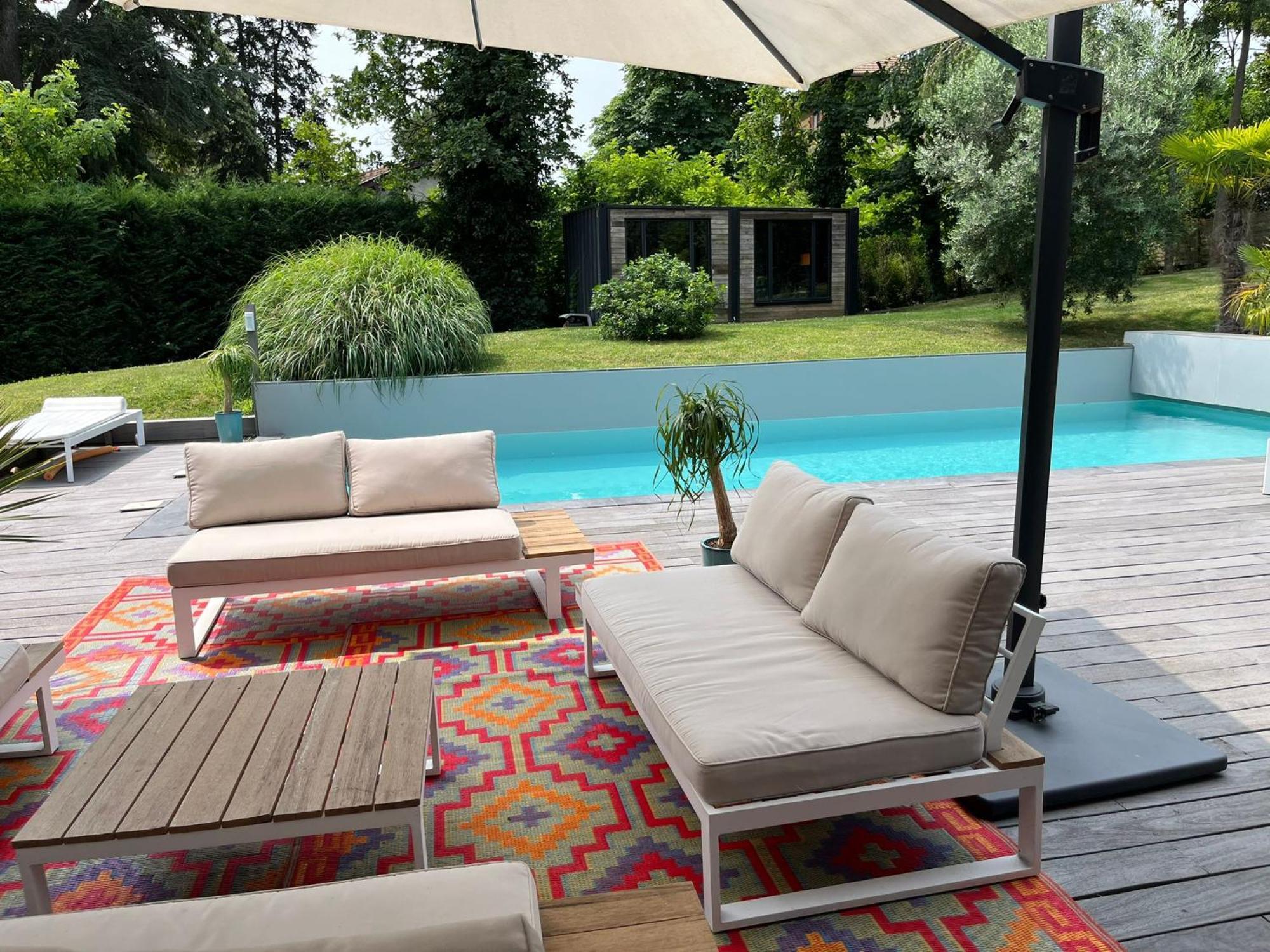 Villa Piscine A Proximite De Lyon Chaponost Экстерьер фото